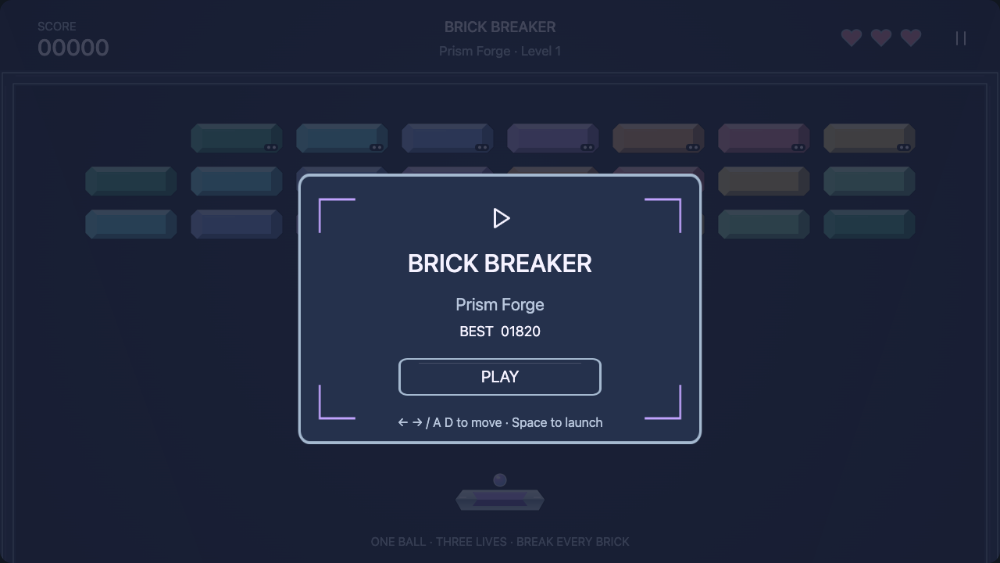 Prism Forge: title