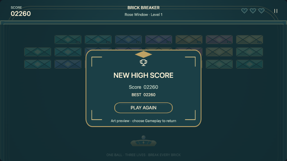 Rose Window: new high score